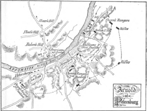 1781, The Revolutionary War Battle of Petersburg